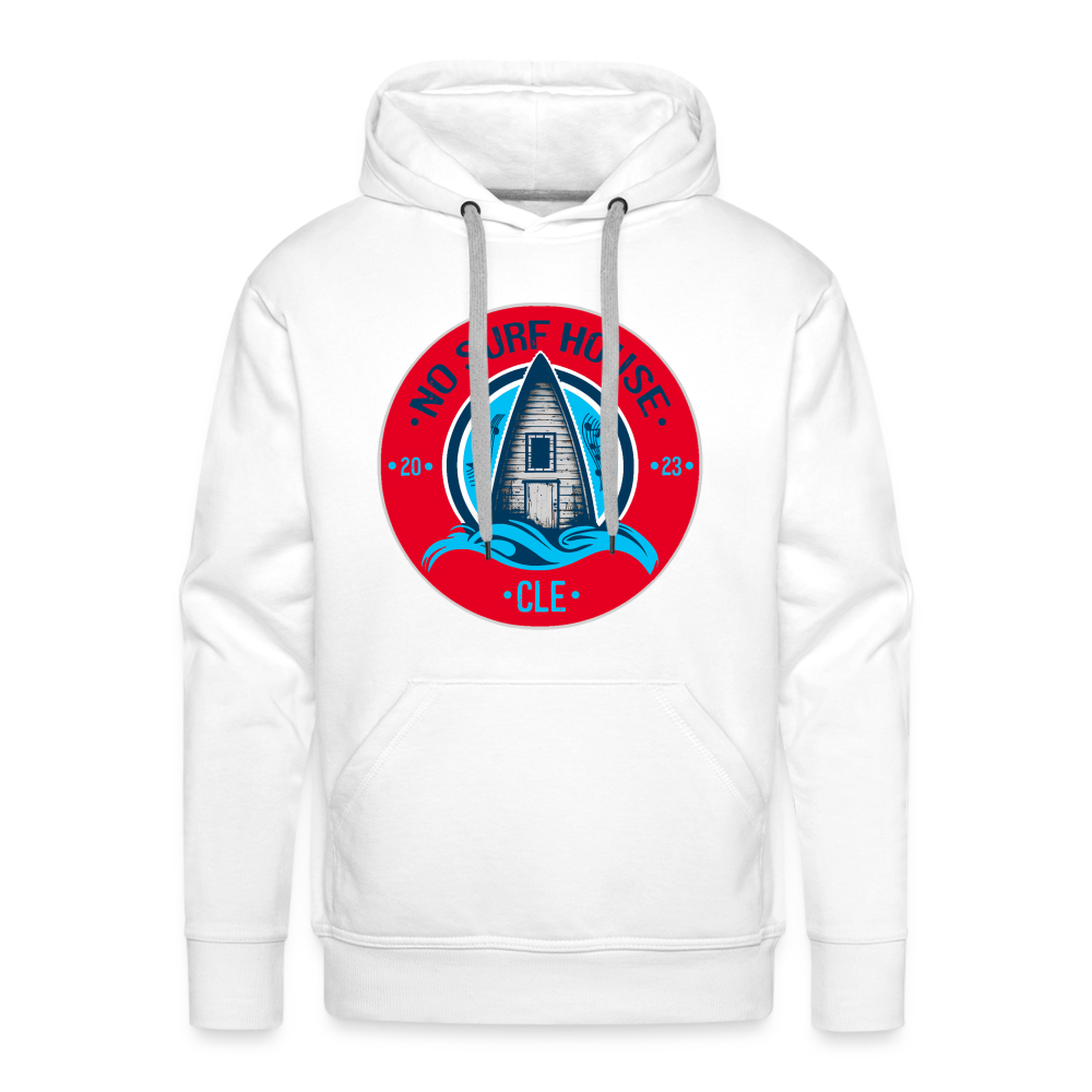 No Surf House Men's Hoodie - white