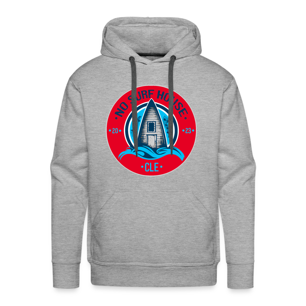 No Surf House Men's Hoodie - heather grey