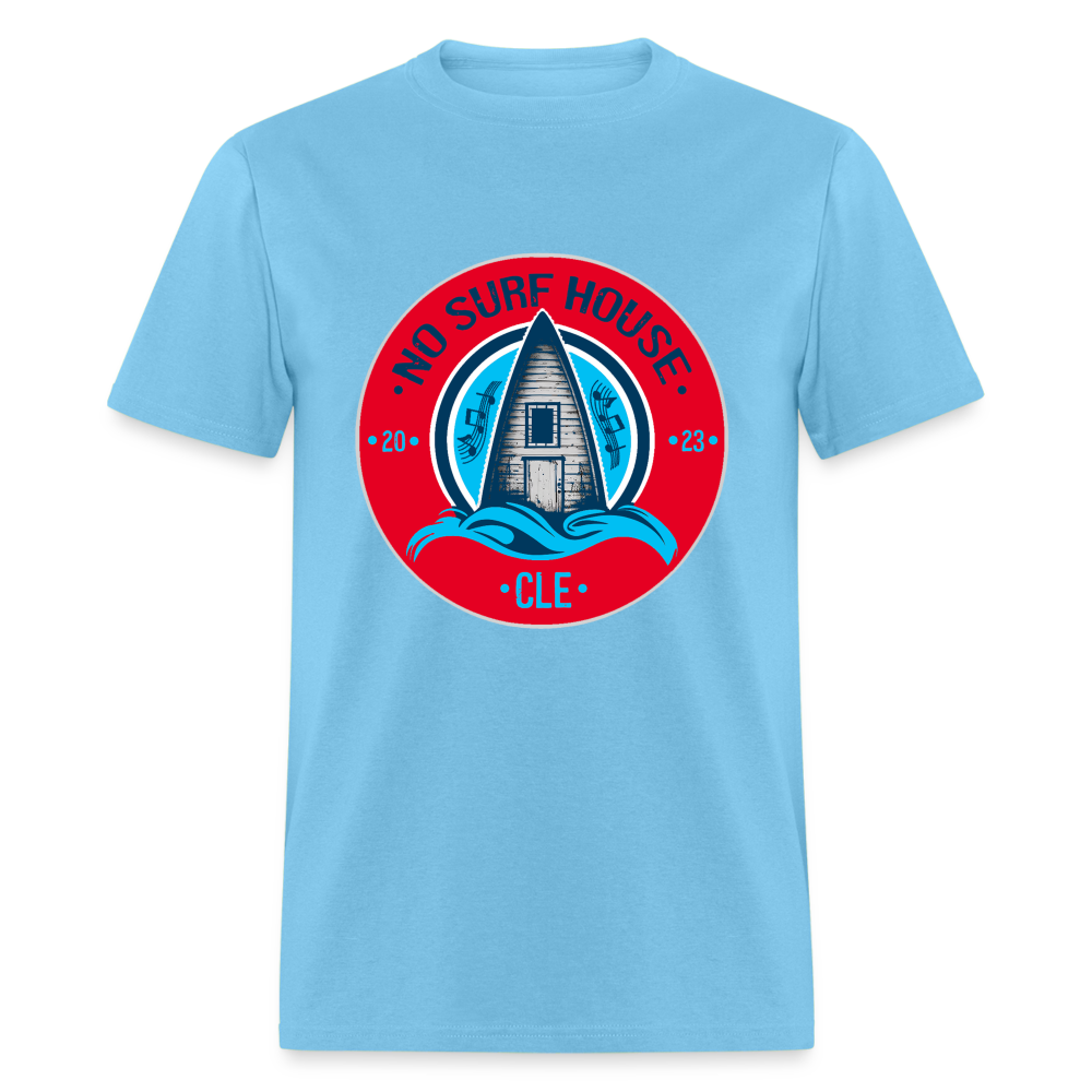 No Surf House Unisex Classic T-Shirt - aquatic blue