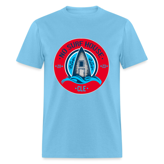 No Surf House Unisex Classic T-Shirt - aquatic blue