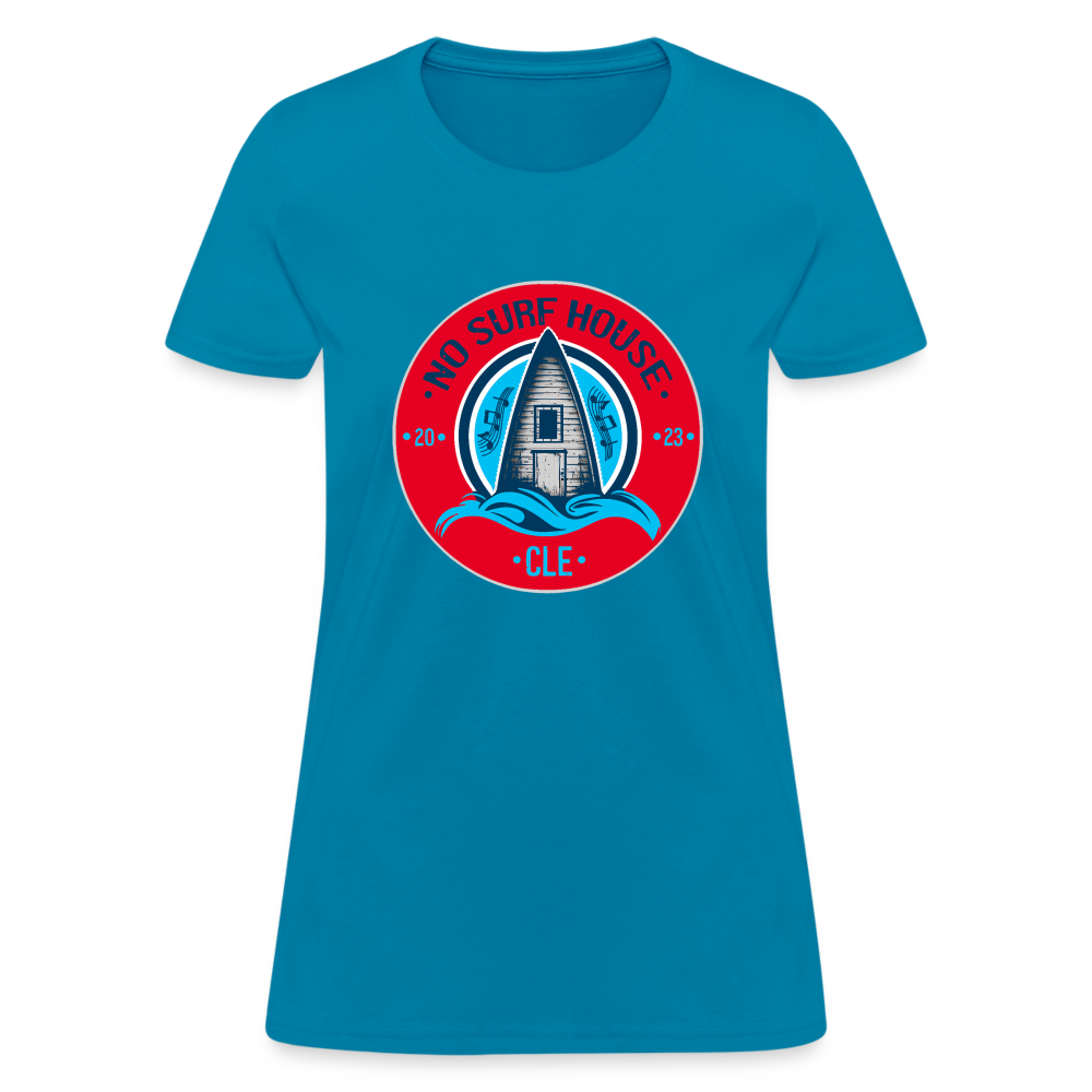 No Surf House Women's T-Shirt - turquoise