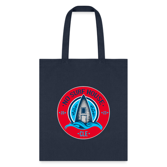 No Surf House Tote Bag - navy